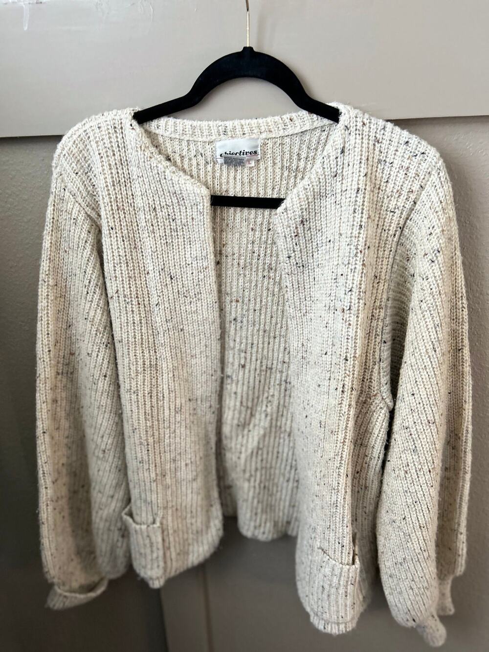 Objectives vintage cardigan sweater size L